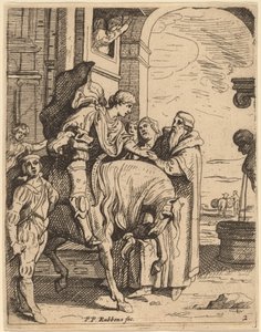 El Hijo Pródigo se Despide de su Padre de Theodoor van Thulden after Sir Peter Paul Rubens
