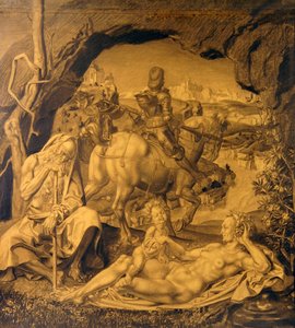 Las tres edades de la vida - panel central