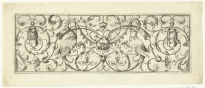 Garzas con guirnalda Frisos con pájaros y enredaderas de hojas estilizadas (título de la serie) de Theodor Bang