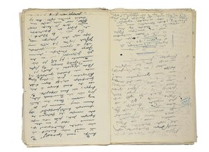 Borradores manuscritos autógrafos de artículos sobre la vida y la sociedad de Berlín, junto con un fragmento de un borrador de novela, c.1878-94 (pluma y tinta sobre papel) de Theodor Fontane