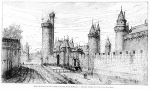 Entrada al Louvre en el siglo XIV, 1885