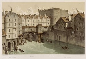 Le petit Chatelet et le petit pont de Theodor Josef Hubert Hoffbauer
