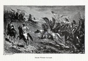 Caballería alada polaca, 1882 de Theodor Knesing