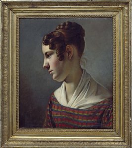 retrato de una niña de Theodor Leopold Weller