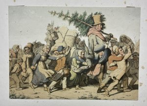 San Nicolás rodeado de niños de Theodor Mintrop