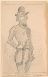 Copia de la pintura de H. Daumier de Th. Rousseau en el Louvre de Theodor Philipsen
