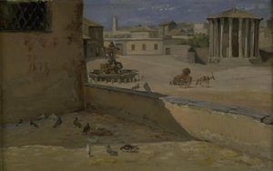 El llamado Templo de Vesta en Roma de Theodor Philipsen