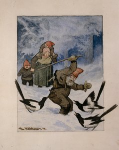 Un ataque de Theodor Kittelsen