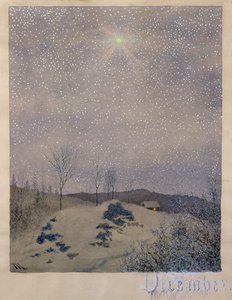 Diciembre de Theodor Kittelsen