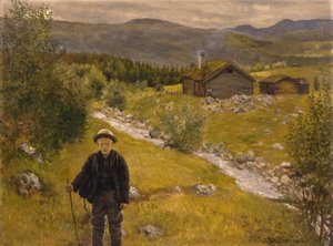 Adiós madre de Theodor Kittelsen