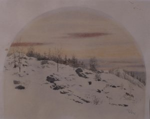 Febrero de Theodor Kittelsen