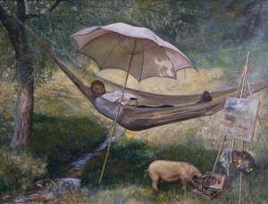 Auto retrato de Theodor Kittelsen