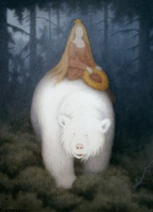 Oso Blanco Rey Valemon de Theodor Kittelsen
