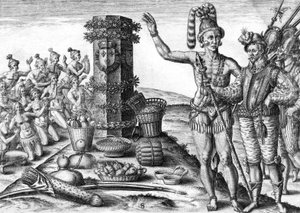 Indios de Florida de Theodor de Bry