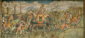 Aníbal en Italia Fresco ... (fresco) de Theodor de Bry