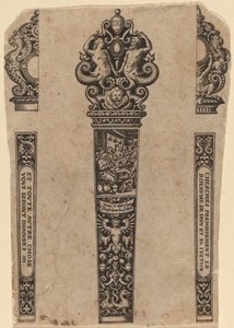 Ornamento para mango de cuchillo de Theodor de Bry