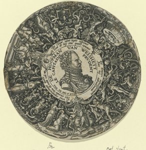 Retrato de Guillermo I, Príncipe de Orange De Hoopman van Weisheyt / Le Capitaine Prudent (título sobre el objeto)