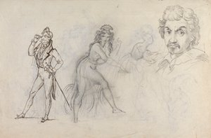 Hoja de bocetos de Theodor von Holst