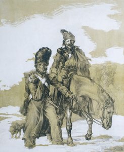 Retirada de Moscú de Theodore (after) Gericault
