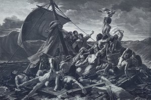La Balsa de la Medusa de Theodore (after) Gericault