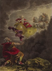 Elías llevado al cielo (grabado)