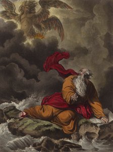 Ezequiel y los querubines (aguafuerte)
