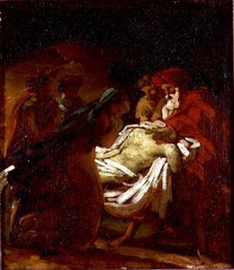 El entierro de Theodore (attr. to) Gericault
