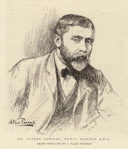 Sr. Alfred Parsons, recién elegido ARA de Theodore Blake Wirgman