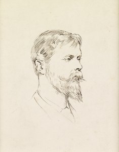 Retrato de Sir Ernest Waterlow, un perfil de Theodore Blake Wirgman