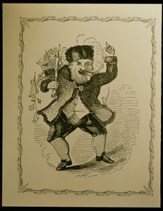 Ilustración de Santa Claus para un poema de Clement C. Moore, 1848