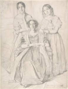 La baronesa Duperré y sus hijas de Théodore Chassériau