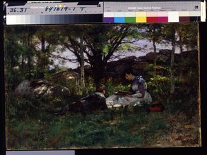 A June Idyl (óleo sobre lienzo)