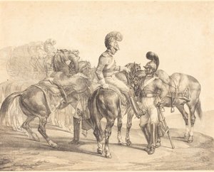 Una fiesta de socorristas de Theodore Gericault