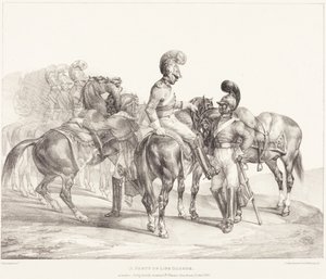 Una fiesta de socorristas de Theodore Gericault