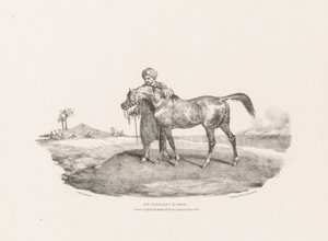 Un caballo árabe de Theodore Gericault