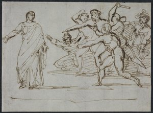 Asesinato de Tiberio de Theodore Gericault