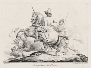 Carniceros de Roma (Roman Butchers) de Theodore Gericault