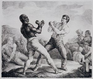 Boxeadores de Theodore Gericault