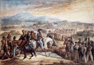 Guerra de Independencia de Chile: Vista de la Batalla de Maipú (Maipo cerca de Santiago de Chile 5/04/1818)