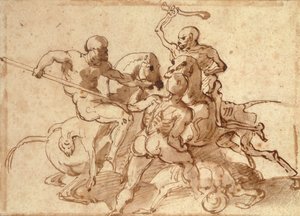 Combate con la muerte de Theodore Gericault
