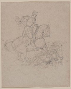 Géricault - San Jorge y el Dragón, 1816-17