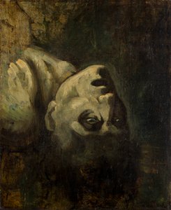 La cabeza de un hombre ahogado de Theodore Gericault