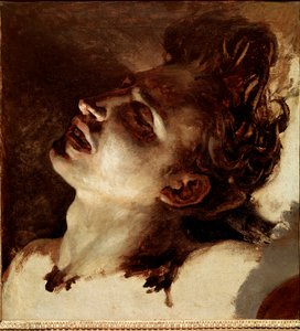 Cabeza de un joven muerto de Theodore Gericault