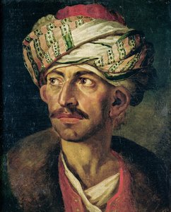 Cabeza de un oriental o retrato presumido de Mustapha, c.1819-21