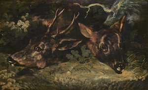 Cabezas de corzo, 1815 de Theodore Gericault