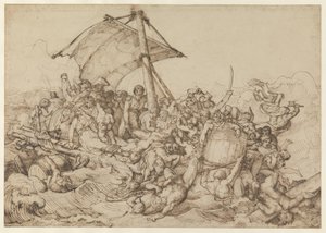 La balsa con los náufragos de la fragata «La Medusa» de Theodore Gericault