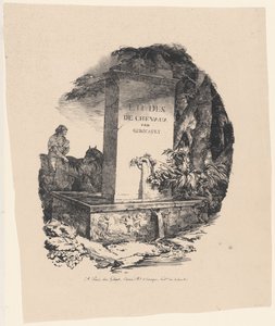 «El abrevadero», portada de «Los grandes caballos: estudios de caballos» (The Watering Trough, Title Page for Studies of Horses or The Large Horses)