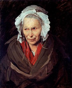 La Hiena de la Salpêtrière o monomaníaca de la envidia Retrato de una anciana que sufre de enfermedad mental de Theodore Gericault