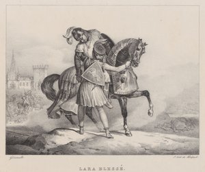 Lara herida (Lara Wounded) de Theodore Gericault