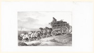 El vagón de carbón (The Coal Wagon) de Theodore Gericault